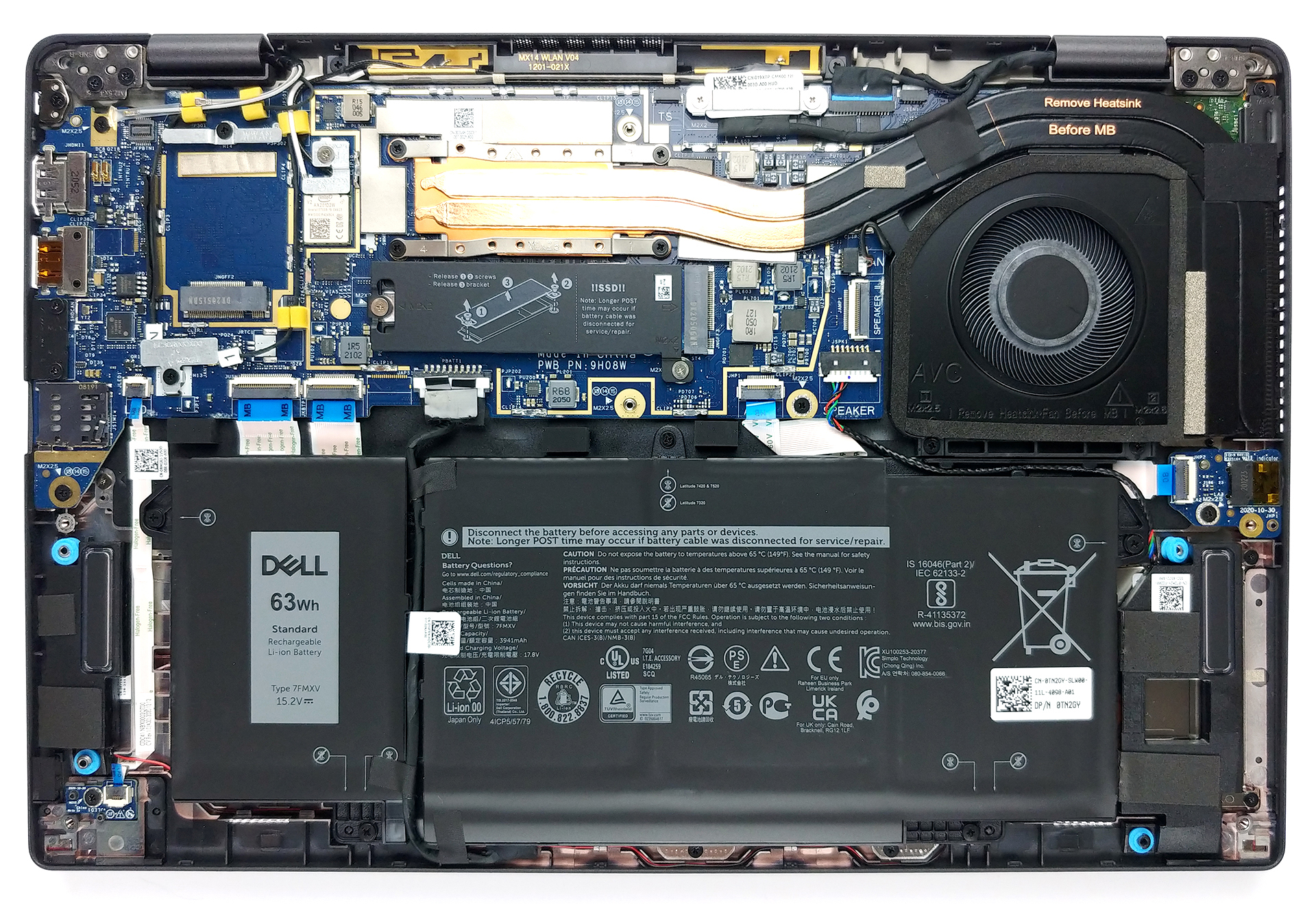 How to replace and fix DELL Latitude 7420S E7420S IR FHD 30pin 0.5mm LED 0RG8X8 DC02C00QV00 LCD Cable (Dell Latitude 14 7420)